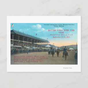 Stock Parade at Montana State FairHelena, MT Postcard