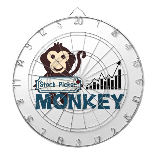 Stock Picker Monkey Dartboard (Front)