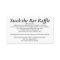 Stock the Bar Bridal Shower Raffle Ticket - Simple