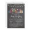 Stock The Bar Chalk Party Engagement Invitation
