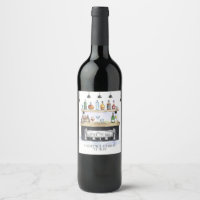 Stock the Bar | Couples Shower Bottle Labels