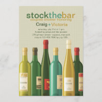 Stock the Bar Shower Invitation