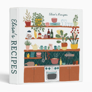 STOCK THE KITCHEN Bridal Shower CUSTOM Cute Binder