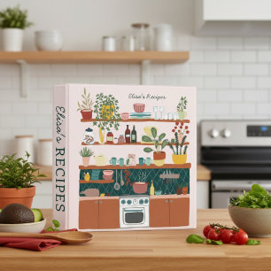 STOCK THE KITCHEN Bridal Shower CUSTOM Cute Binder