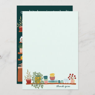 STOCK THE KITCHEN Bridal Shower CUSTOM Cute Thank You Card