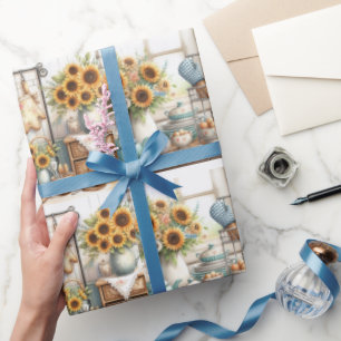 Stock the Kitchen Bridal Shower Wrapping Paper