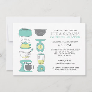 Stock the Kitchen Couples Shower Party Invite