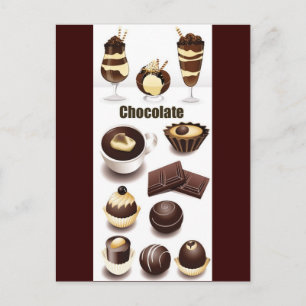 Stock Vectors - Chocolate Postcard