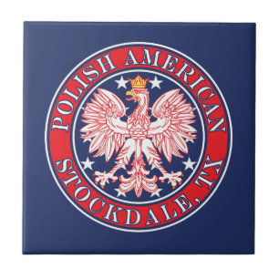 Stockdale Texas Polish American Eagle Tile