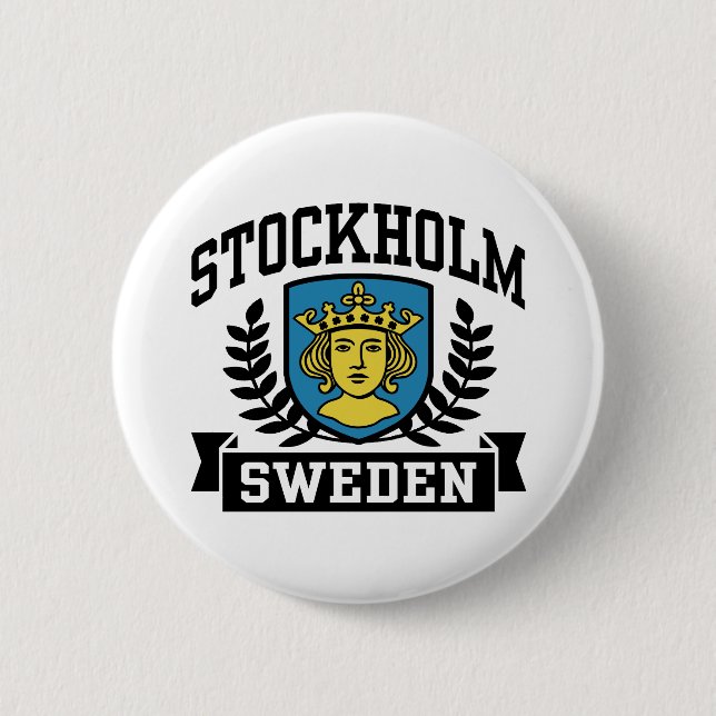 Stockholm 2 Inch Round Button (Front)