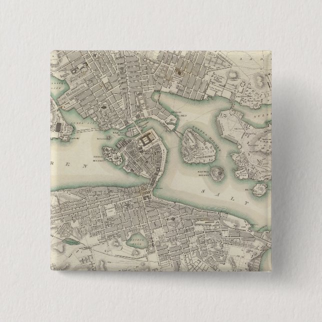 Stockholm 2 Inch Square Button (Front)