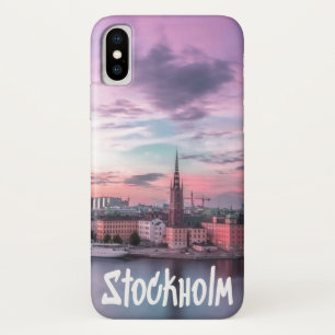 Stockholm Capital of Sweden Night Skyline Case-Mate iPhone Case