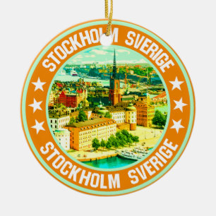 Stockholm                                          ceramic ornament
