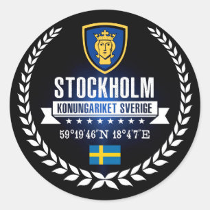 Stockholm Classic Round Sticker
