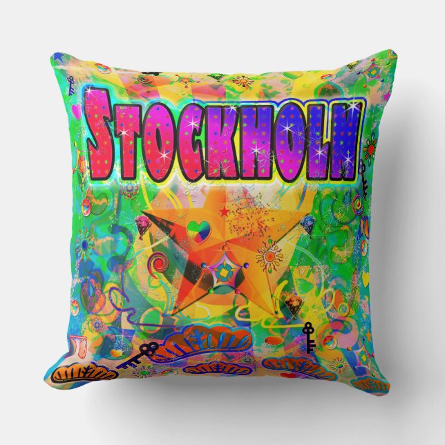 Stockholm Epoch Hour Pillow (Front)