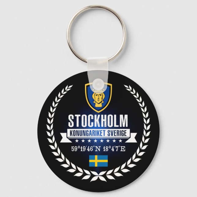 Stockholm Keychain (Front)