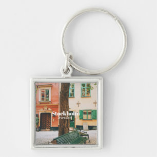 Stockholm Old Town, Gamla Stan, Sweden Souvenir Keychain