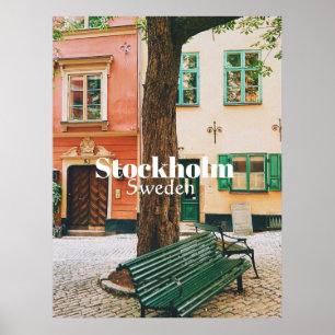 Stockholm Old Town, Gamla Stan, Sweden Souvenir Poster