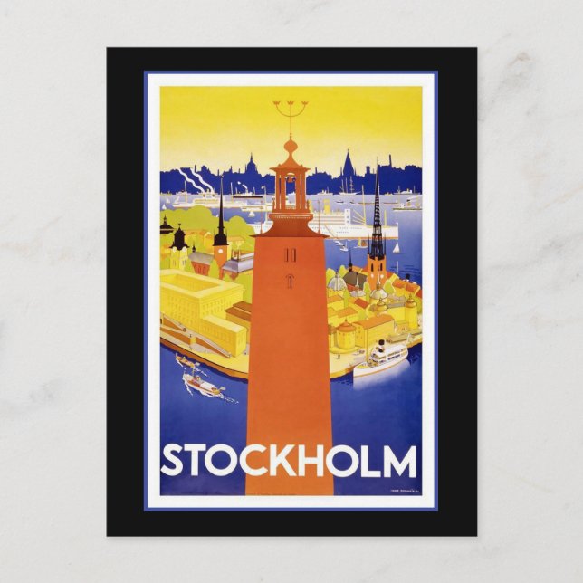 Stockholm Postcard (Front)