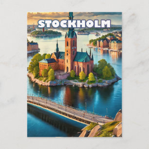Stockholm, Scandinavian pearl Postcard
