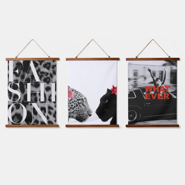 Stockholm Style Y2K Wall Art Set of 3  (Triple)