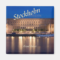 Stockholm Suède - Aimants frigo photo de voyage