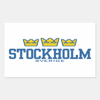 Stockholm Sverige Sticker