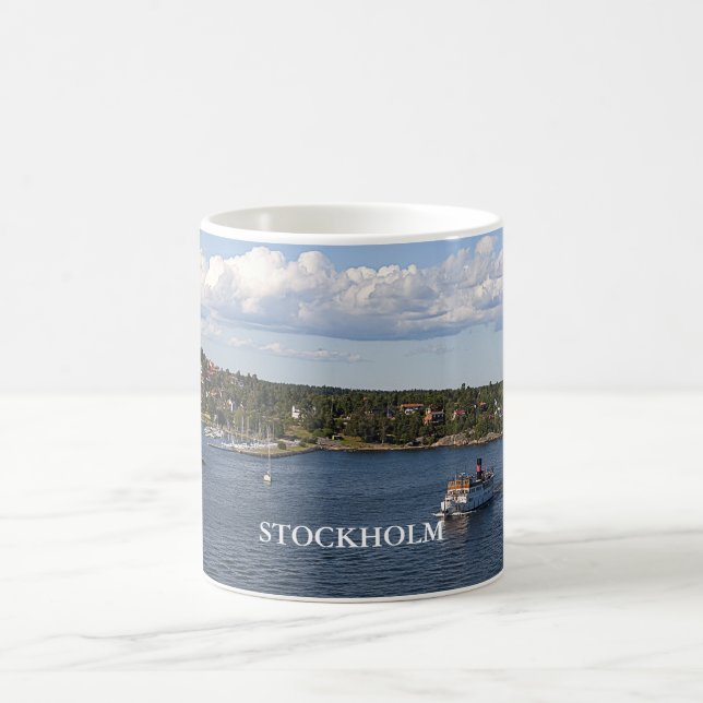 Stockholm Sweden Bay Coffee Mug (Center)