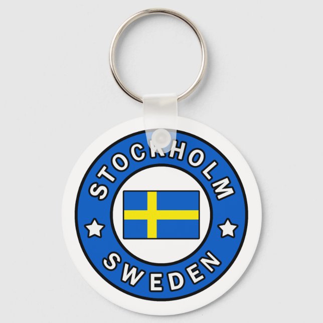 Stockholm Sweden Keychain (Front)