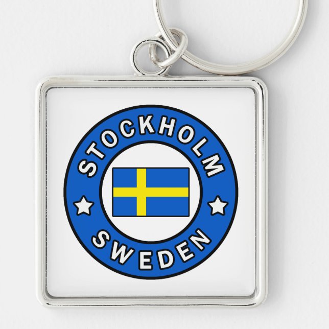Stockholm Sweden Keychain (Front)
