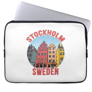 Stockholm Sweden Laptop Sleeve