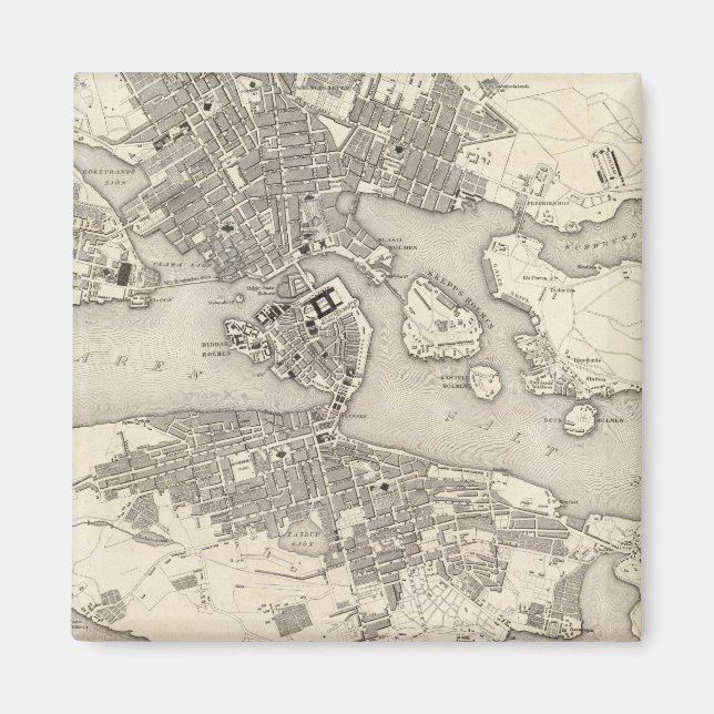 Stockholm, Sweden Magnet (Front)