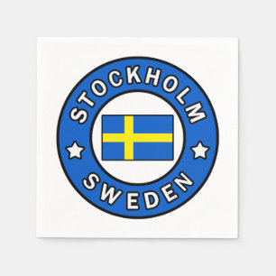 Stockholm Sweden Napkin