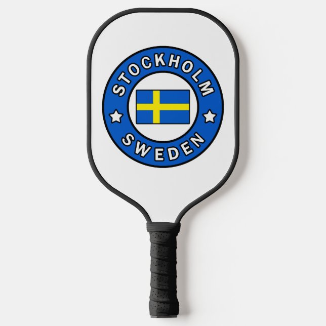 Stockholm Sweden Pickleball Paddle (Front)
