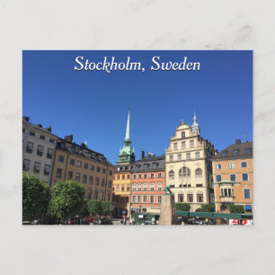Stockholm, Sweden Postcard