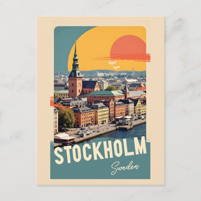 Stockholm Sweden Postcard (Front)