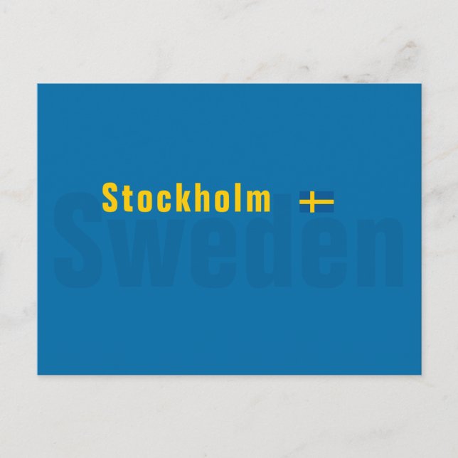 Stockholm ,Sweden Postcard (Front)