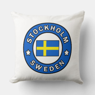 Stockholm Sweden Throw Pillow