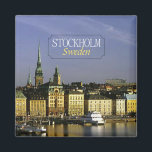 Stockholm Sweden Travel Photo Fridge Magnet<br><div class="desc">Tip: dated magnets are a fun way to keep a chronology of your travels and Zazzle makes it easy to add a date.</div>