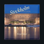 Stockholm Sweden Travel Photo Fridge Magnets<br><div class="desc">Refrigerator magnets picture  a nighttime scene in Stockholm,  Sweden.</div>