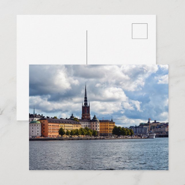 Stockholm Sweden view Postcard (Front/Back)