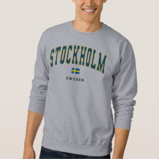 Stockholm Sweden Vintage College Style Sweatshirt