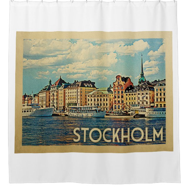 Stockholm Sweden Vintage Travel (Front)