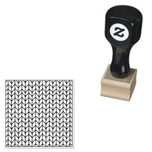 STOCKINETTE STITCH 1" Square Rubber Stamp