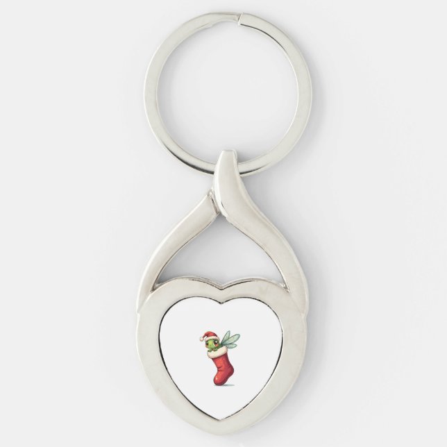 Stocking Stuffer Dragonfly Keychain (Front)
