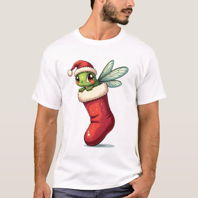 Stocking Stuffer Dragonfly T-Shirt (Front)