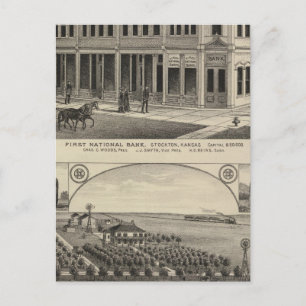 Stockton Beavers Farm, Kansas Postcard