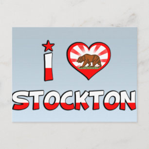 Stockton, CA Postcard