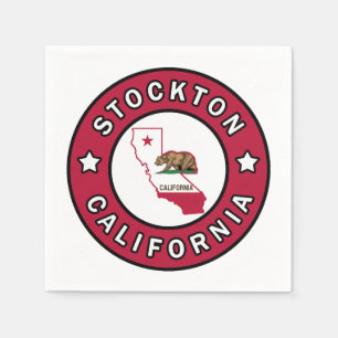 Stockton California Napkin