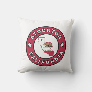 Stockton California Outdoor Pillow
